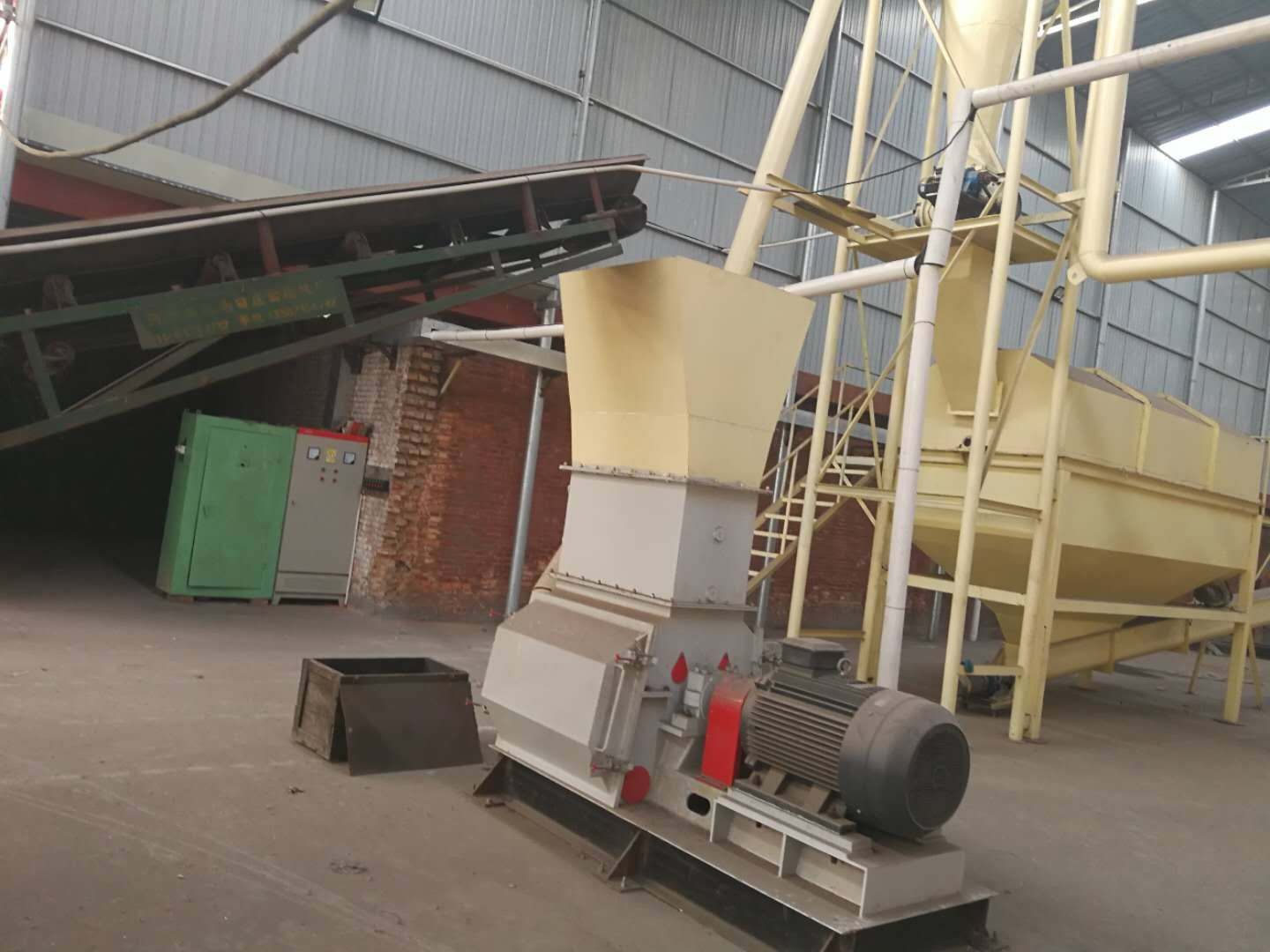 簡易木屑顆粒生產線